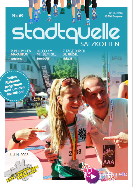 Stadtquelle Salzkotten – Programmheft zum Klingenthal Salzkotten Marathon 2023